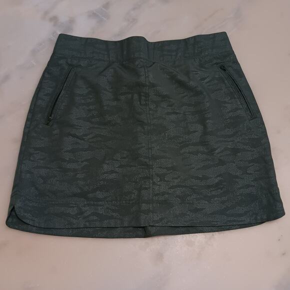Orvis Women's Large Skort Army Green Pull-on Camo - Picture 1 of 6